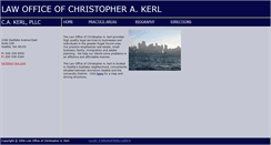 Desktop Screenshot of kerl-law.com