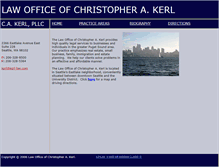Tablet Screenshot of kerl-law.com